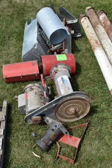Assortment Of Auger Head Drives And Parts