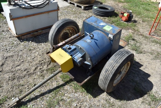 Winco PTO Generator Model 35PTOC-3/C, 146 AMPS, Single Phase, 540PTO, On Trailer