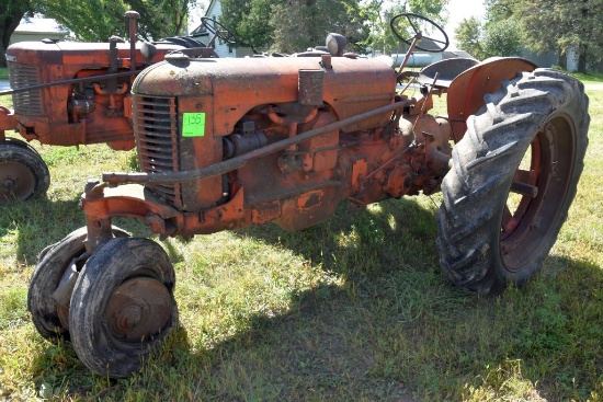 Case DC Parts Tractor, NF, 13.6-38, Belt Pulley, SN: 5515127, Sat Outside For Many Years