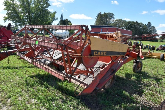 Case 950 Self Propelled Swather, 12’ Head, Crimper Model F593, Wisconsin Model V64D 4 Cylinder Gas M