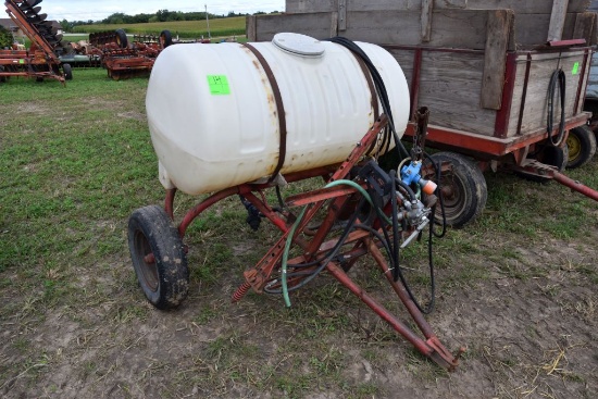 200 Gallon Pull Type Sprayer, Has Some Boom Sections, PTO Pump