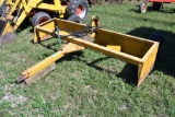 Shopbuilt Pull Type Box Scrapper, 10', Hydraulic Lift