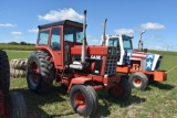 1974 IHC 1568, V8 Diesel, 20.8x38 Axle Duals, 5177 Hours, Cab, 3pt, Dual PTO, Aux Fuel Tank, Front F