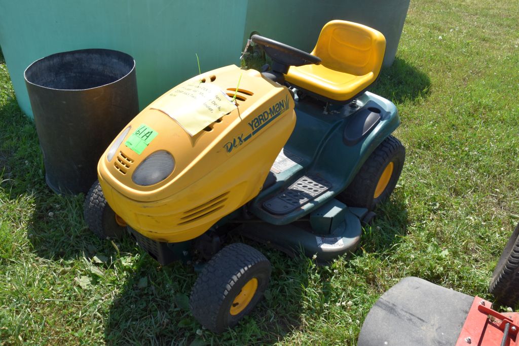 Yard Man DLX Garden Tractor 46 Mower Deck 22HP Proxibid