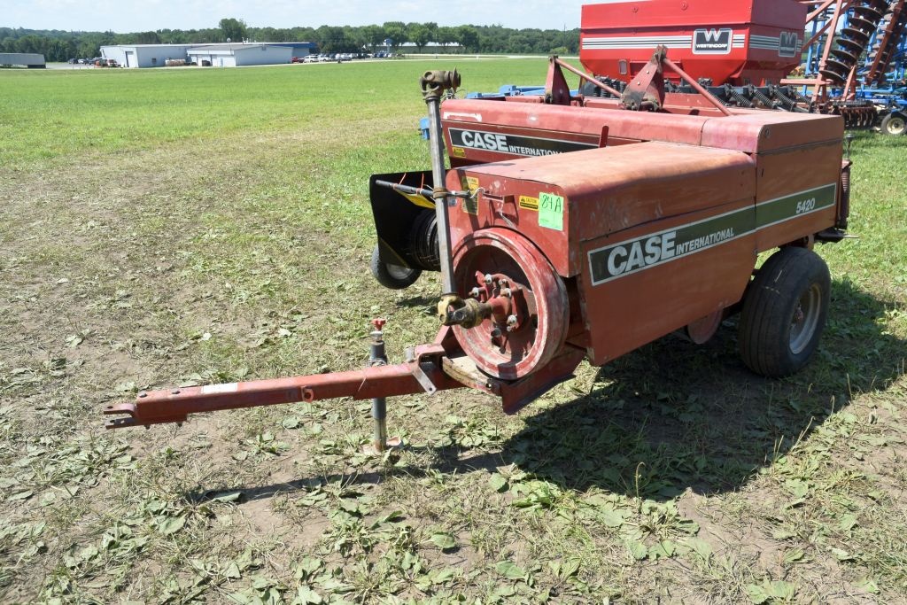 Case IH 5420 Small Square Baler, 540PTO, Straight | Farm Machinery &  Implements Hay & Forage Equipment Bale Handling Equipment Square Balers |  Online Auctions | Proxibid