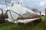 1992 Stout 5500 Gallon Steel Manure Tanker Traile