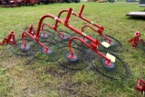 Tonutti 4 Wheel Hay Rake, 3pt., New Unused