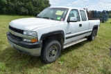 2002 Chevy 2500 LS Ext. Cab Pickup, 4x4, 226,926