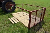 Parade Platform With Fast Hitch, 8'x5', Mesh Drop