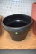 (4) 14 Inch Black And Gold Plastic Pots, Selling 4 X $