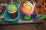 Coolers and Plastic Tubs