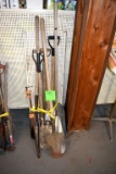 Assortment Of Forks And Shovels