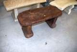 3 Piece Concrete Bench