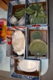 5 Boxes Of Crestone And Ceramic China