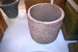 Round Concrete Planter