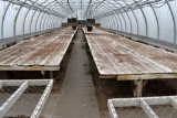 14 - 7'x13' Wooden Greenhouse Benches
