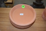 3 - 5 Inch Terracotta Saucers