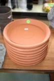 8- 9.5 Inch Terracotta Saucers