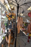 Butterfly and Loon Bamboo Windchimes