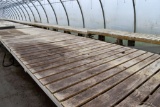 All Wood And Metal Greenhouse Benches, Various Sizes And Lengths