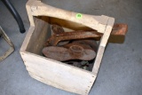 Wooden Box With Shoe Mold