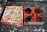 Grey Craft Miniature Cast Iron Pot And Pan Set With Original Box