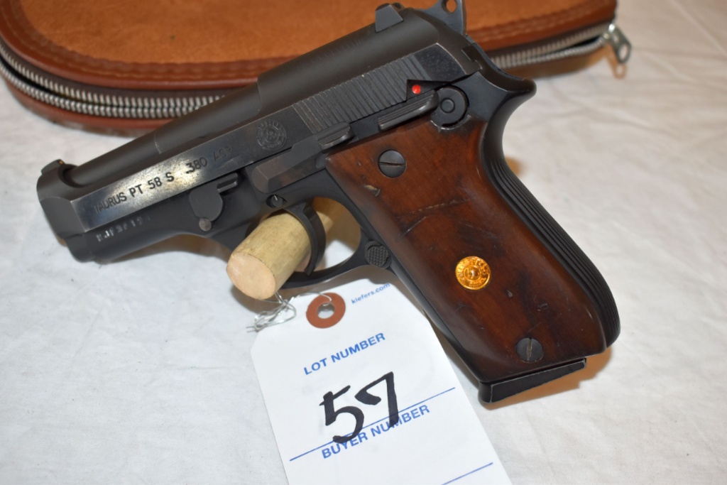 Taurus Pt58s 380 Acp Semi Auto Pistol Sn Kjf Firearms Military Artifacts Firearms Pistols Semi Automatic Pistols Online Auctions Proxibid