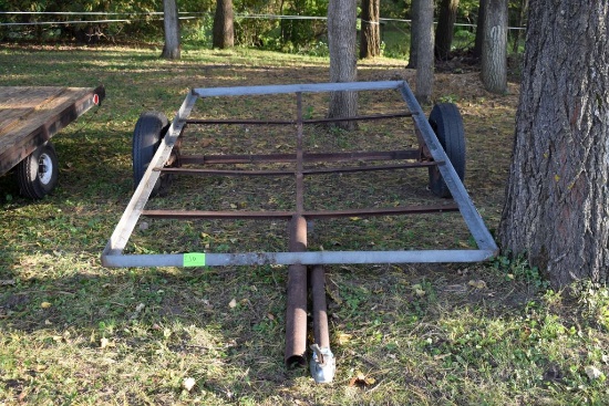 Shopbuilt Single Axle Trailer Frame, 75'' Wide, 120'' Long, No Title, Hitch Needs To Be Attatched, F