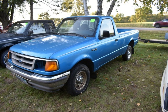 1995 Ford Ranger, Single Cab, Long Box, 2WD, Automatic,, Motor Is Free, Non Running, NO TITLE