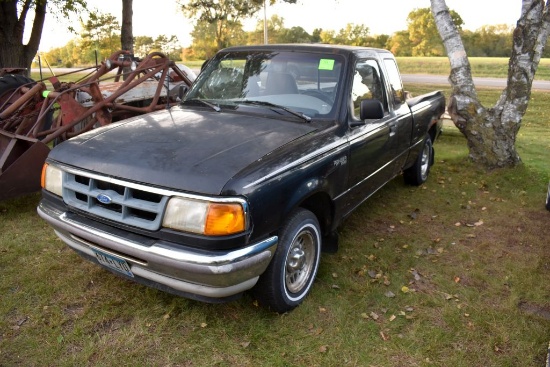 1995 Ford Ranger, Ext Cab, Short Box, 2WD, Manual, Cloth Interior, Runs And Drives, 201,855 Miles Sh