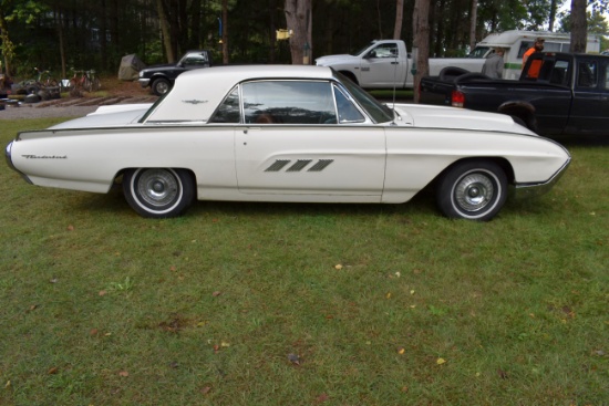 1963 Ford T-Bird, Automatic, Bucket Seats, Sliding Steering Wheel, 2 Door Hard Top, Motor Is Free No