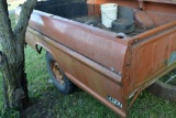 Homemade Pickup Box Trailer, Single Axle, No Title, 101'' Long, 66'' Wide