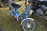 1980 Yamaha QT Moped, Appears To Be Complete, Non Running, Has Title