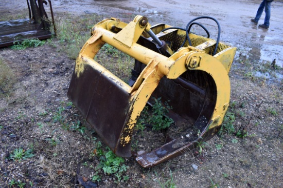 Hydraulic Grapple Bucket 50''