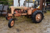 Allis Chalmers WD Gas Tractor, W/F, 13.6x28 Tires, Fender W/ PTO Vertical Log Splitter, PTO, 3 Point