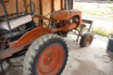 Allis Chalmers C Gas Tractor, W/F, W/ Belt Pulley Buzz Saw Rig, Non Running