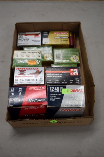 Assortment Of 20 And 12 Gauge Bird Load And Target Load, Approx. 80 Rounds, Assortment of 20 and 12