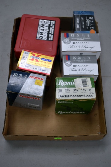 Assortment of 12, 16, And 20 Gauge, Approx. 90 Rounds