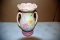 Hull Pottery Iris Vase 407, 8.5
