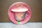 Hull Pottery Sunglow Cup/Saucer Wall Pocket 80