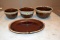 McCoy Oven Proof Mixing Bowls, 3 Total, Hull Oven Proof Platter