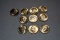 10-Eisenhower Dollars, All Are 1776-1976 Coins