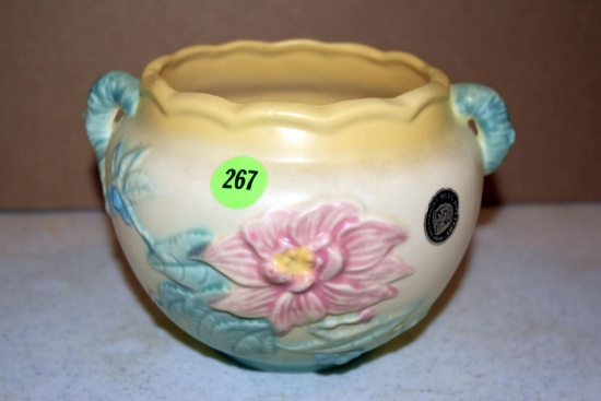 Hull Pottery Woodland Jardiniere W7, 5.5"