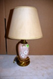 Hull Pottery Rosella Lamp, 6.75