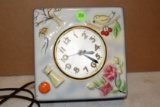 Hull Pottery Electrified Clock, Movement By Sessions