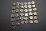 Jefferson Head Nickels, 1930s,1950s,1960s, $2.25 Face Value