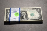 $100 One Dollar Bills, Consecutive SN, 1977