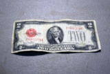 1-1928 $2 Bill, Red Seal