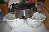 3 Slow Cookers