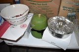 Fondue Pot, 4th of July Mixing Bowl,  Pampered Chef Spring Form Set